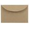 JAM Paper 3.63" x 2.38" Brown Kraft Recycled Mini Envelopes, 50ct.